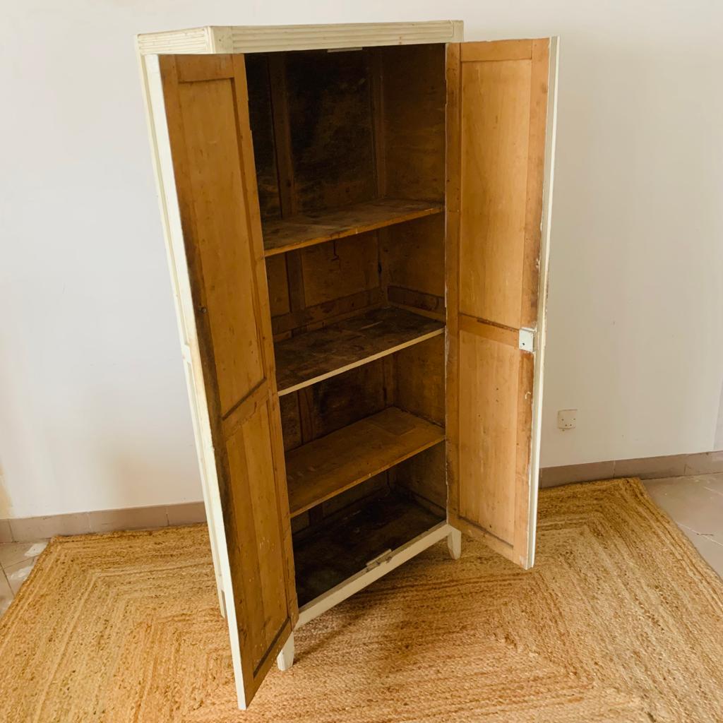 White Parisian wardrobe - 2 doors