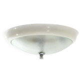 Moulded glass ceiling lamp, 1940s