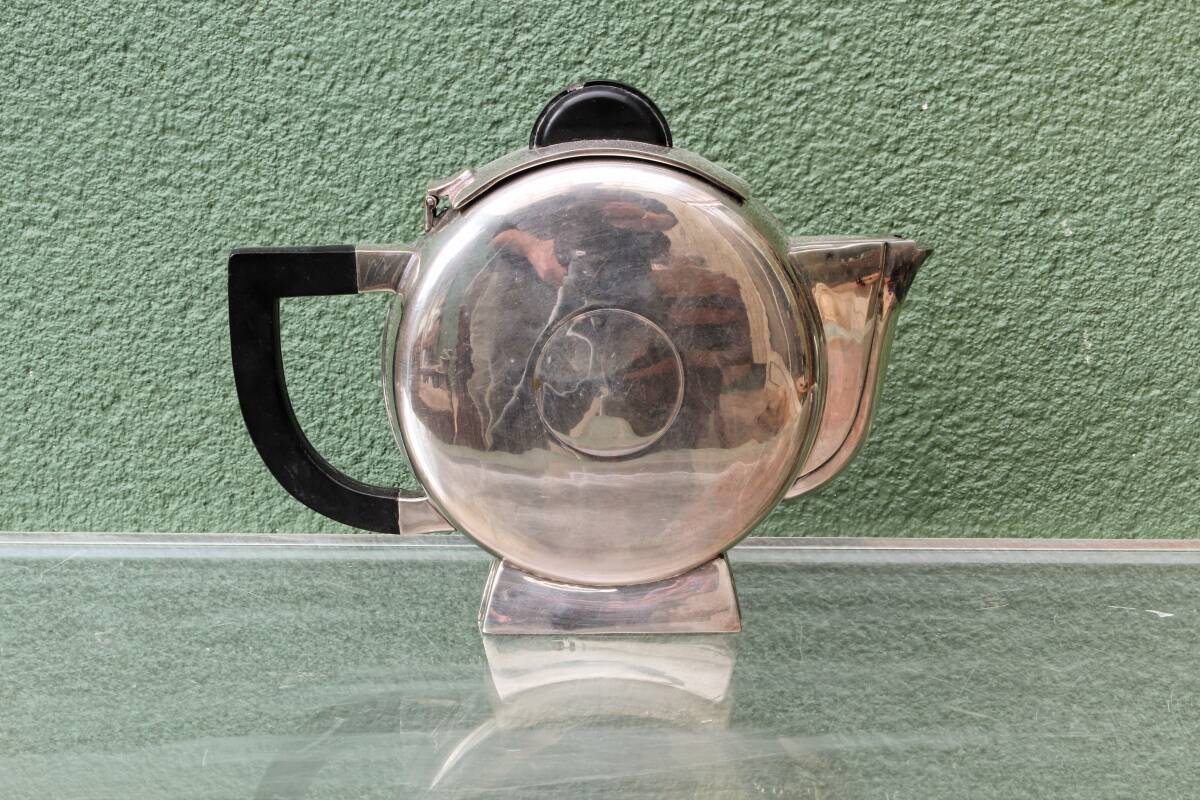 Art Deco silver-plated tea service