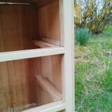 Antique Louis XVI style chest of drawers with marble top