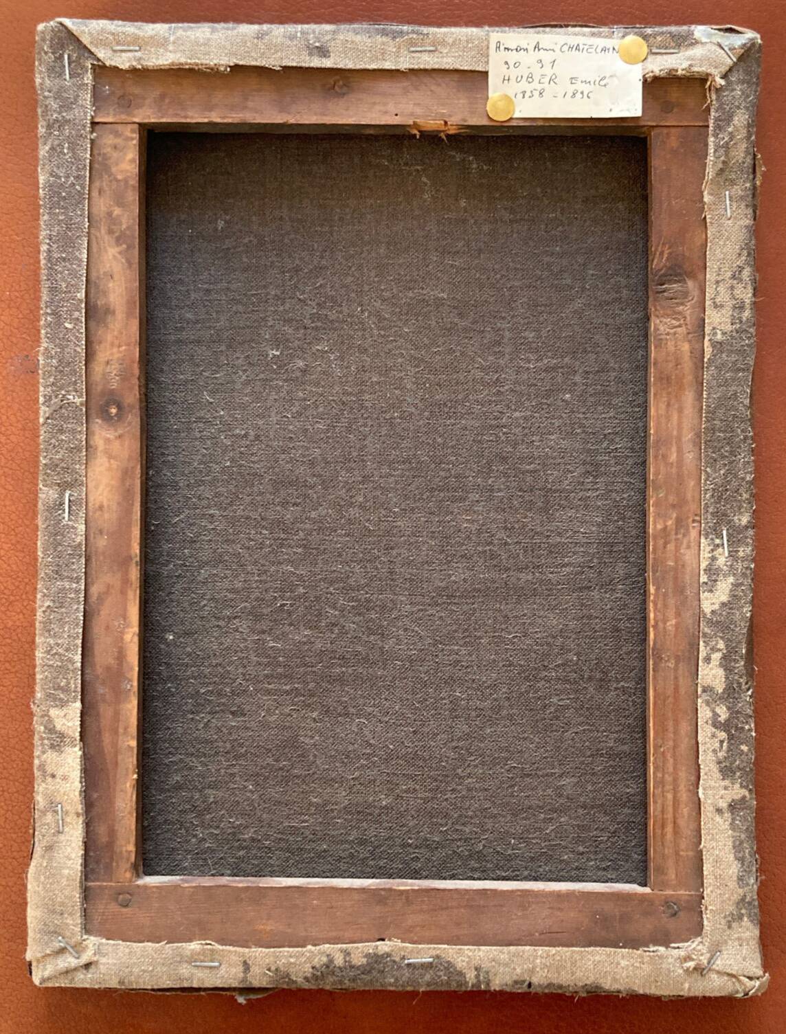 Old portrait: the Châtelain - bearded man with beautiful mustache