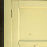 Parisian yellow wooden wardrobe