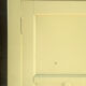 Armoire parisienne jaune en bois
