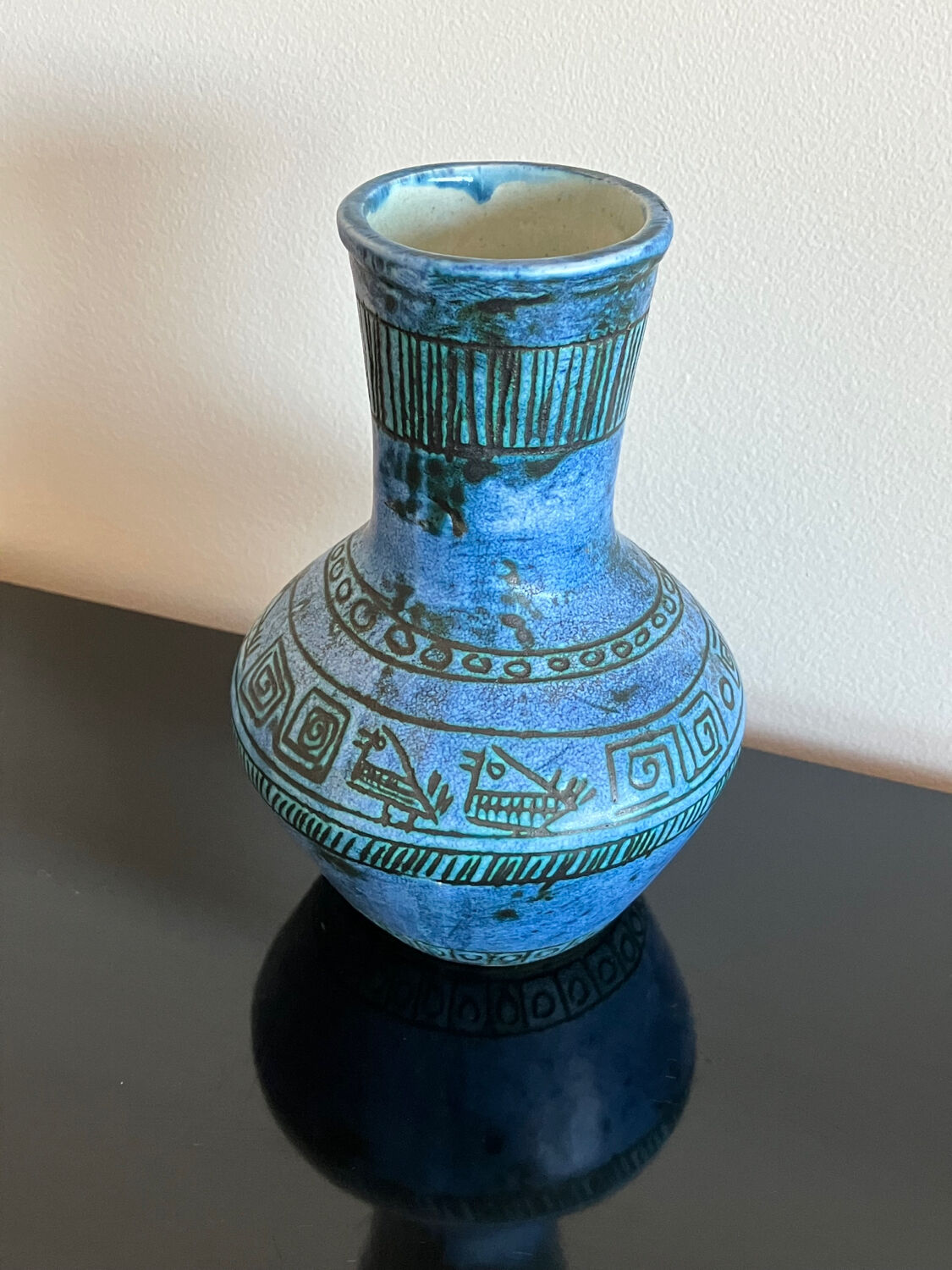 Vintage J Blin vase