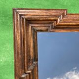 Dutch "Art Deco"wooden mirror 121 cm