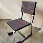 Low lounge chair — oak and chrome, 1930s