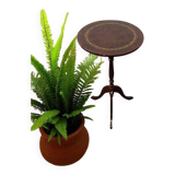 Table d'appoint ronde vintage / table à plantes