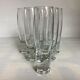 6 bubble flutes with a foot in the Kosta Boda style