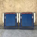 Pair of foldable camping armchairs "lafuma"