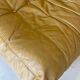 Ligne Roset Togo vintage honey yellow leather – 3-seater + 2 armchairs