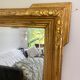 Superb antique bevelled mirror with "ears" – Louis-Philippe style – F