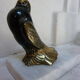 Pair of bookends pigeons doves in regular patinated bronze on marble base 1930