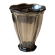 Art Deco Vase Inwald Rudolfova Huť – Model 11168 – Grey smoked glass –