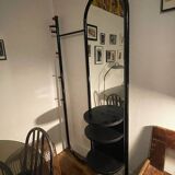 Mirror coat rack system