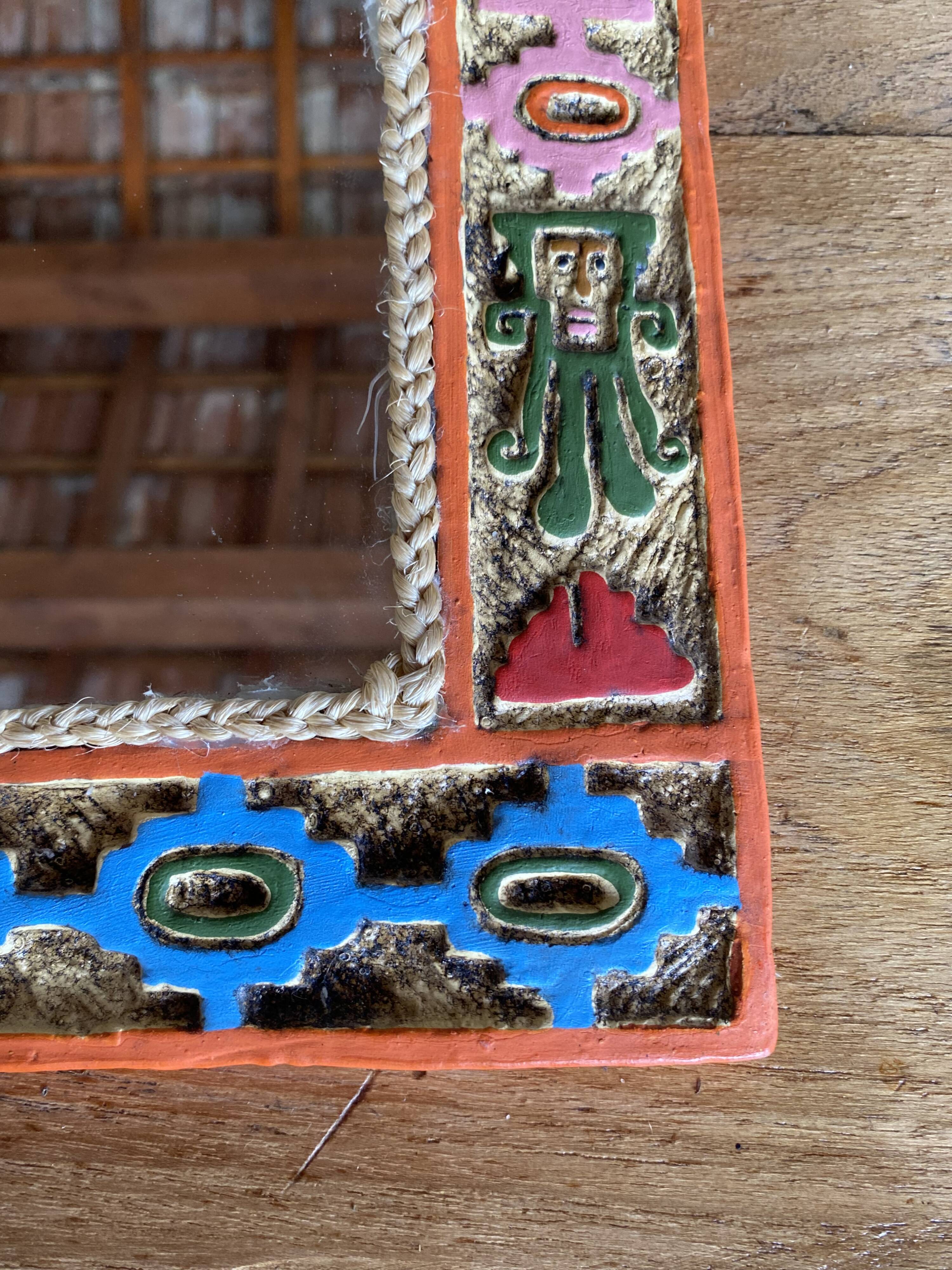 Miroir céramique artisanal