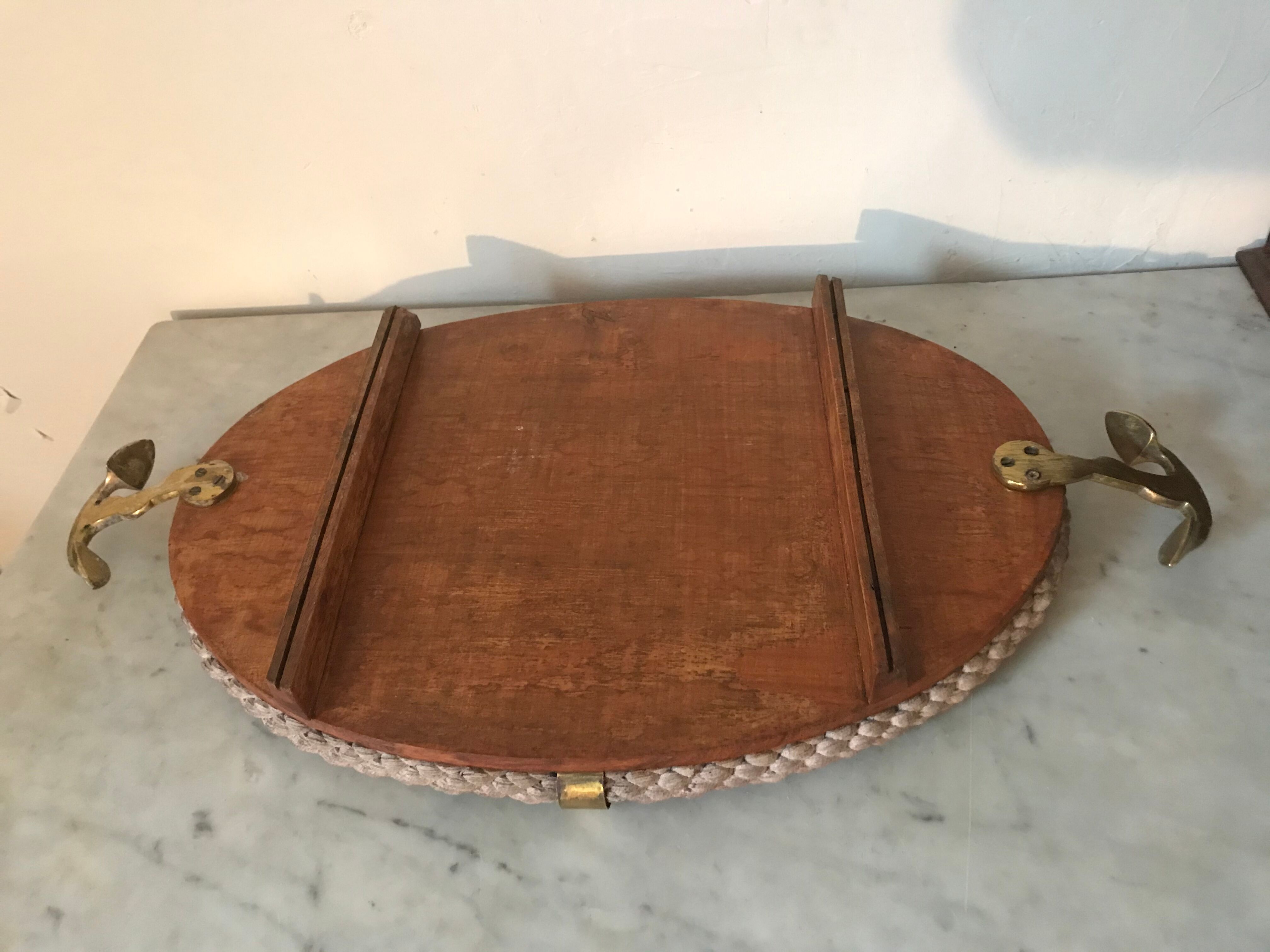 Former marine platter in rosewood