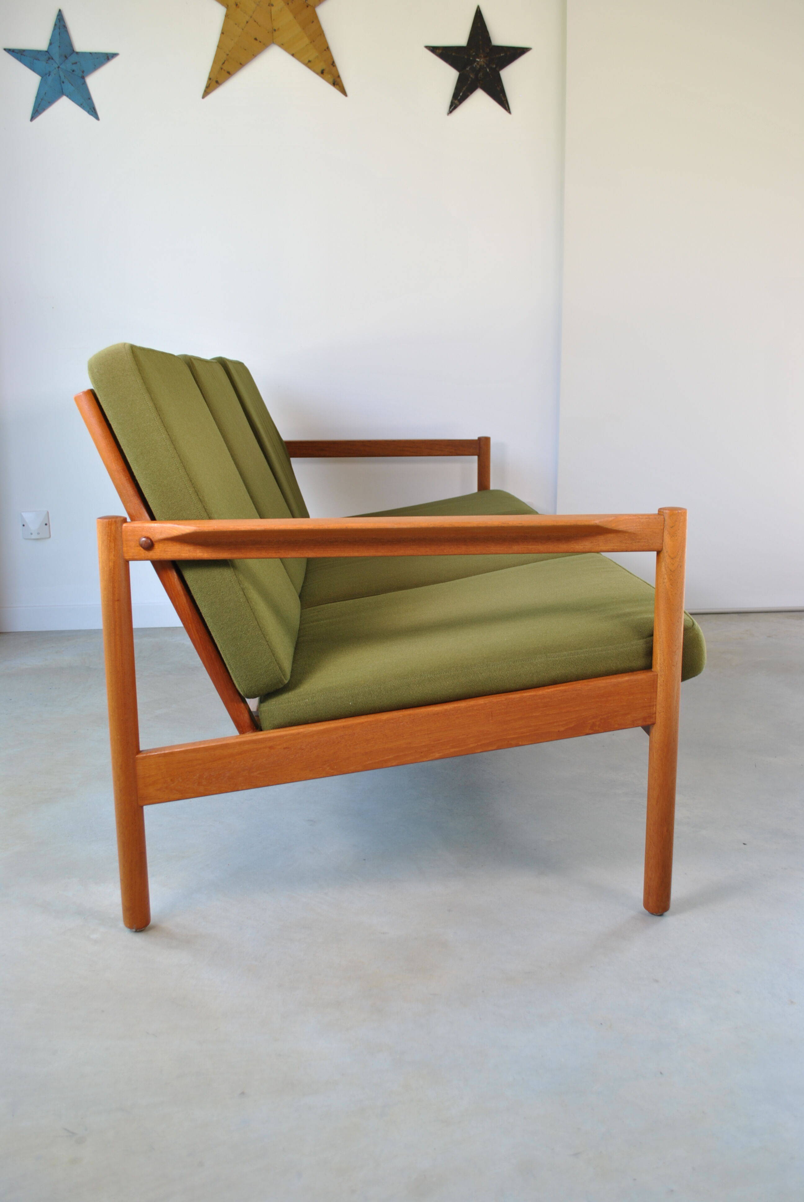 Danish sofa by Kai Kristiansen by Magnus Olesen for Domus Danica year 60