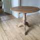 Antique wooden pedestal table