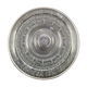 Solid glass and silver plate