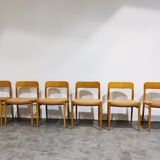 Set of 6 dining chairs, 1960s