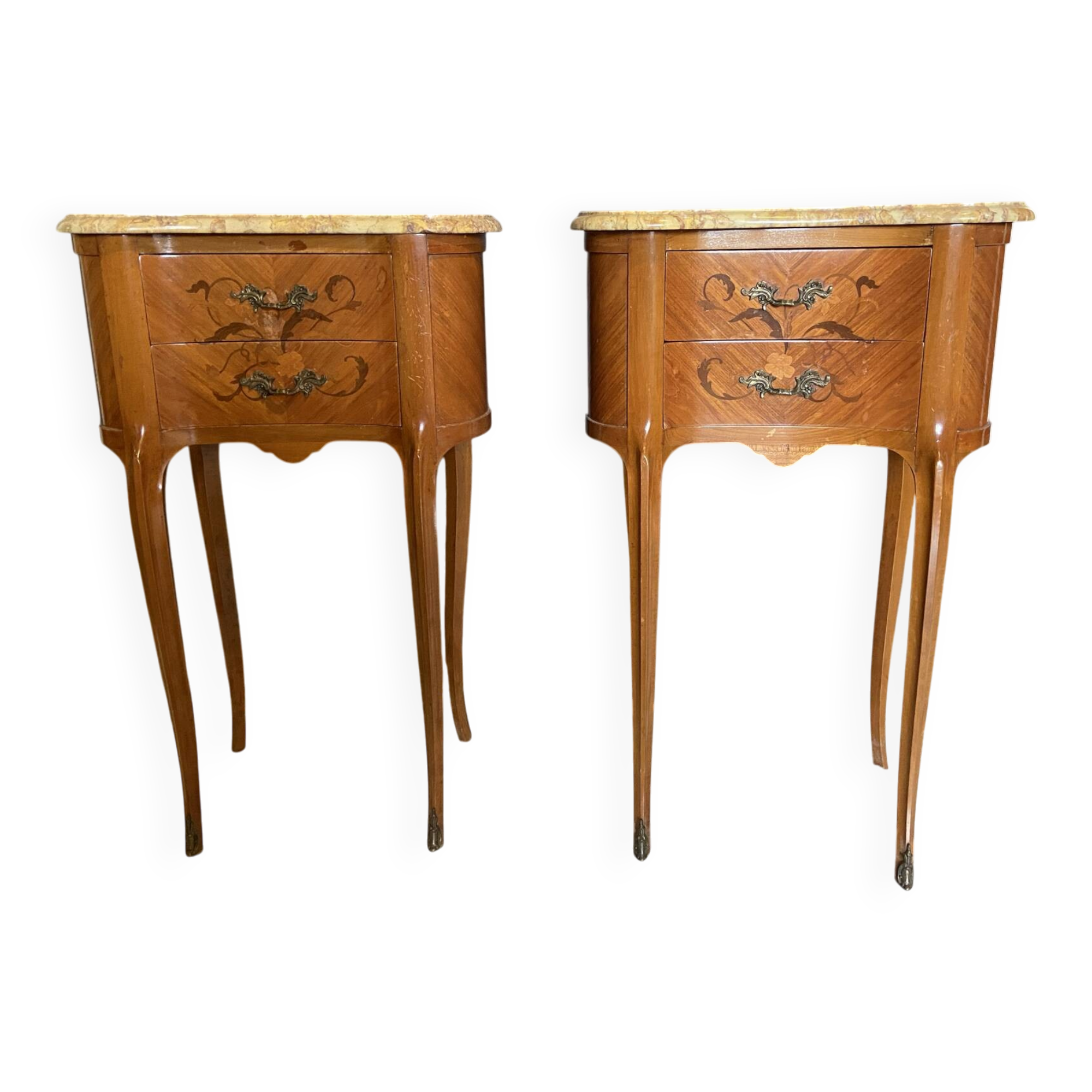 Tables de chevet style Louis XV