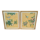 2 vintage Chinese paintings on silk