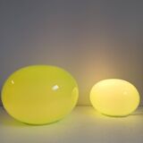 Set of large vintage table lamps by Ilu De Vetro