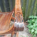 Dagobert walnut armchair