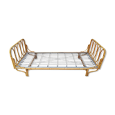 Bamboo and rattan bed
