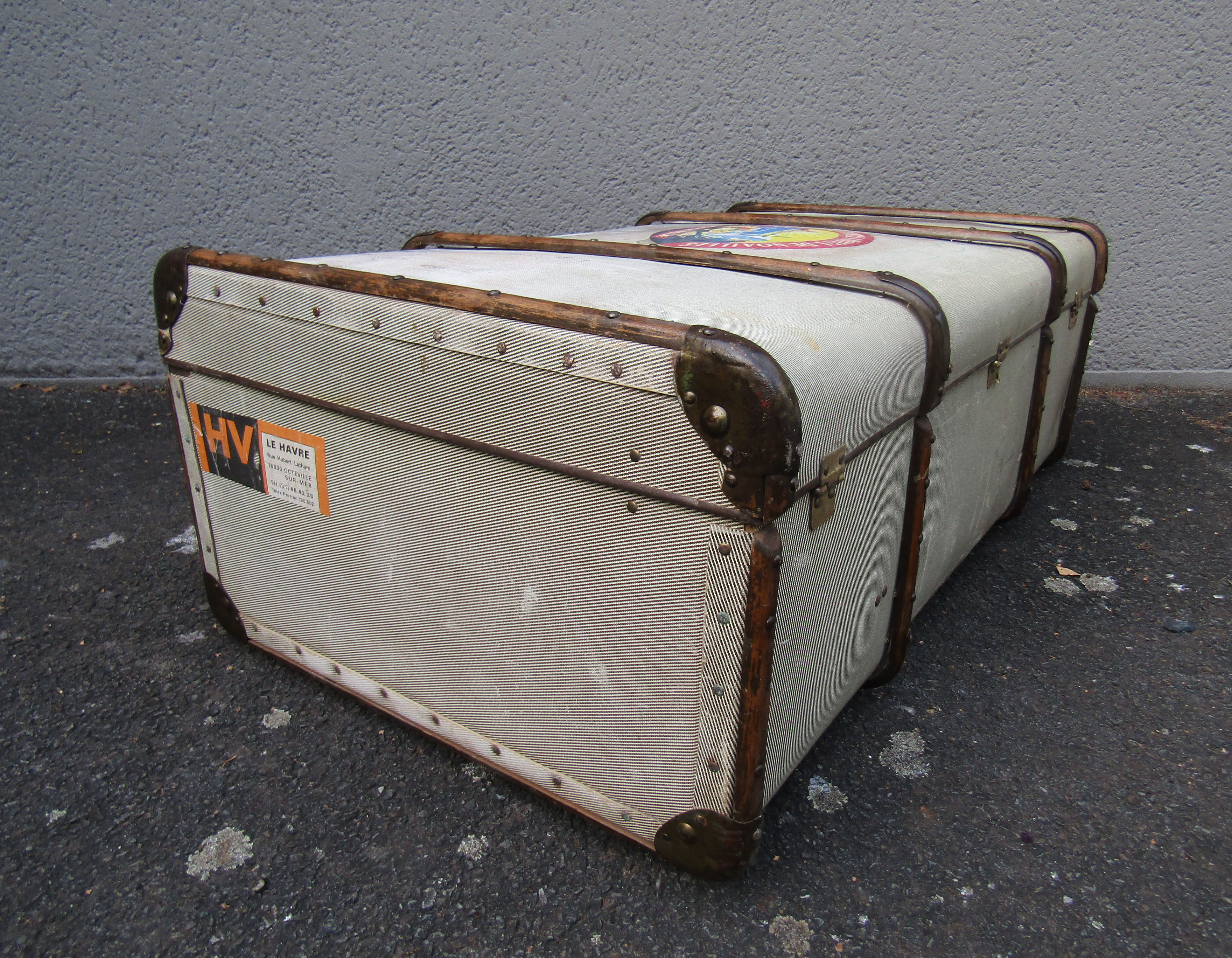Old XXL suitcase