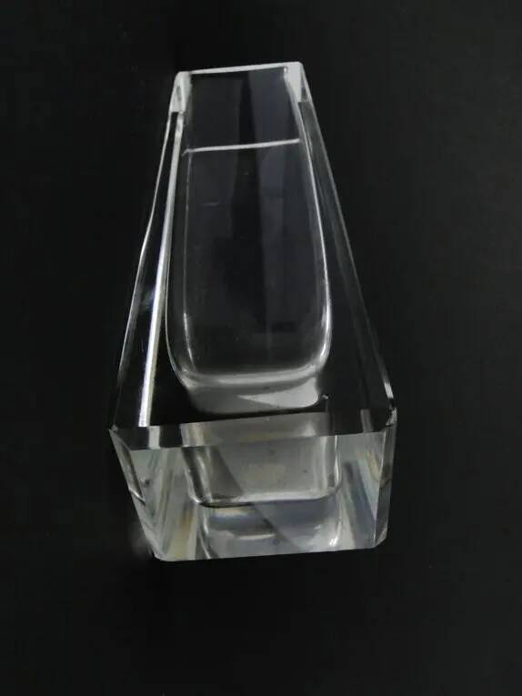 Art Deco vase, crystal, Czechoslovakia, 1930s