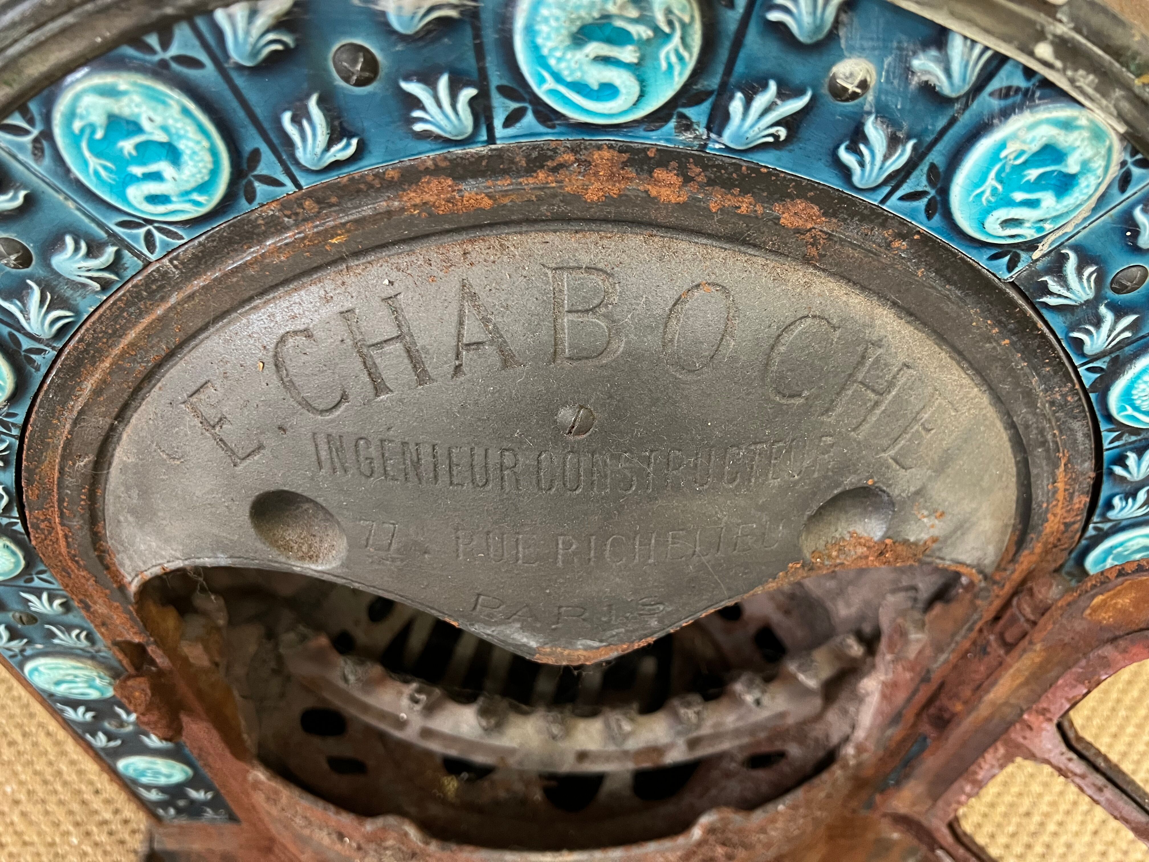 Cast iron stove E. Chaboche La Salamandre