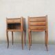 Pair of bedside table Louis XV style