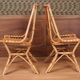 Pair of rattan chairs