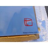 Screen-printed lithograph signed Charles Lepas 1980 Café Wien