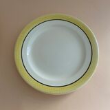 Assiettes Salins jaune noir