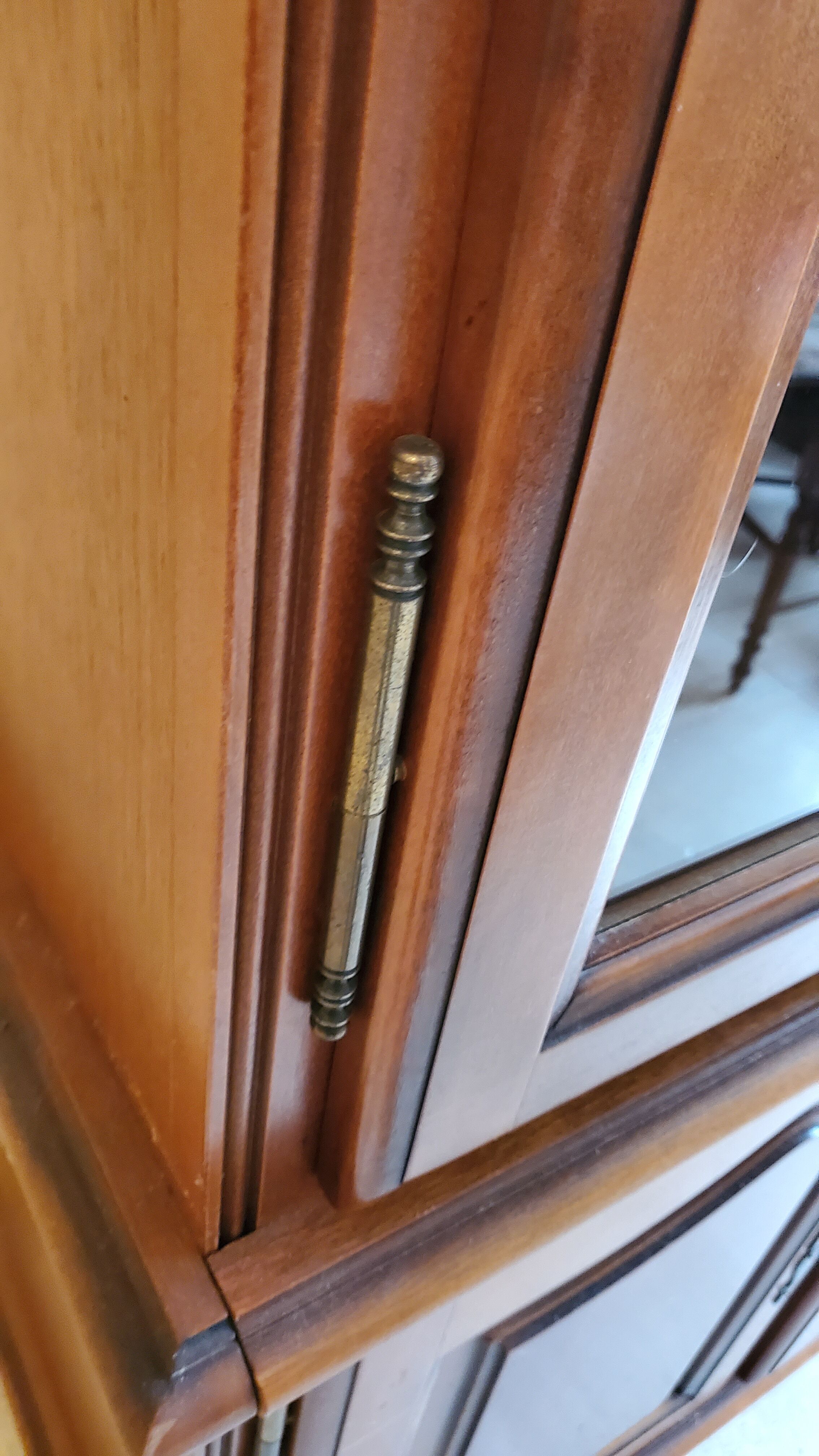 Glazed cherry bookcase