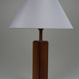 Modern Scandinavian table lamp in rosewood, 1960s