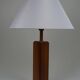 Modern Scandinavian table lamp in rosewood, 1960s