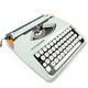 Hermes Baby Cursive green lime maker typewriter