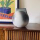 Mid-century Modern spherical gres vase, Franco Bucci Italy ca. 1970