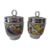 2 baked eggs english porcelain Royal Worcester