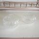 2 Old Cut Glass Candy Jars
