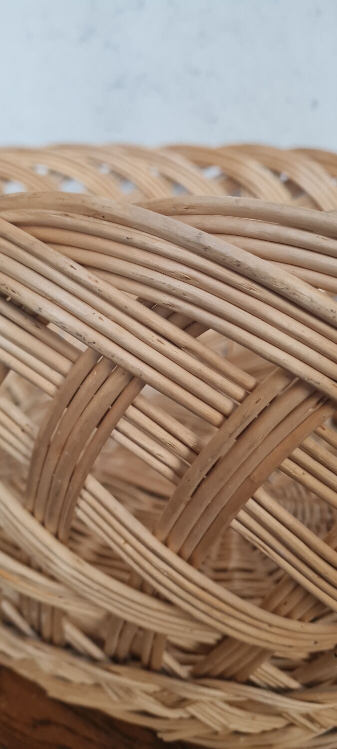 Vintage wicker basket