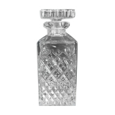 Bouteille à whisky en cristal