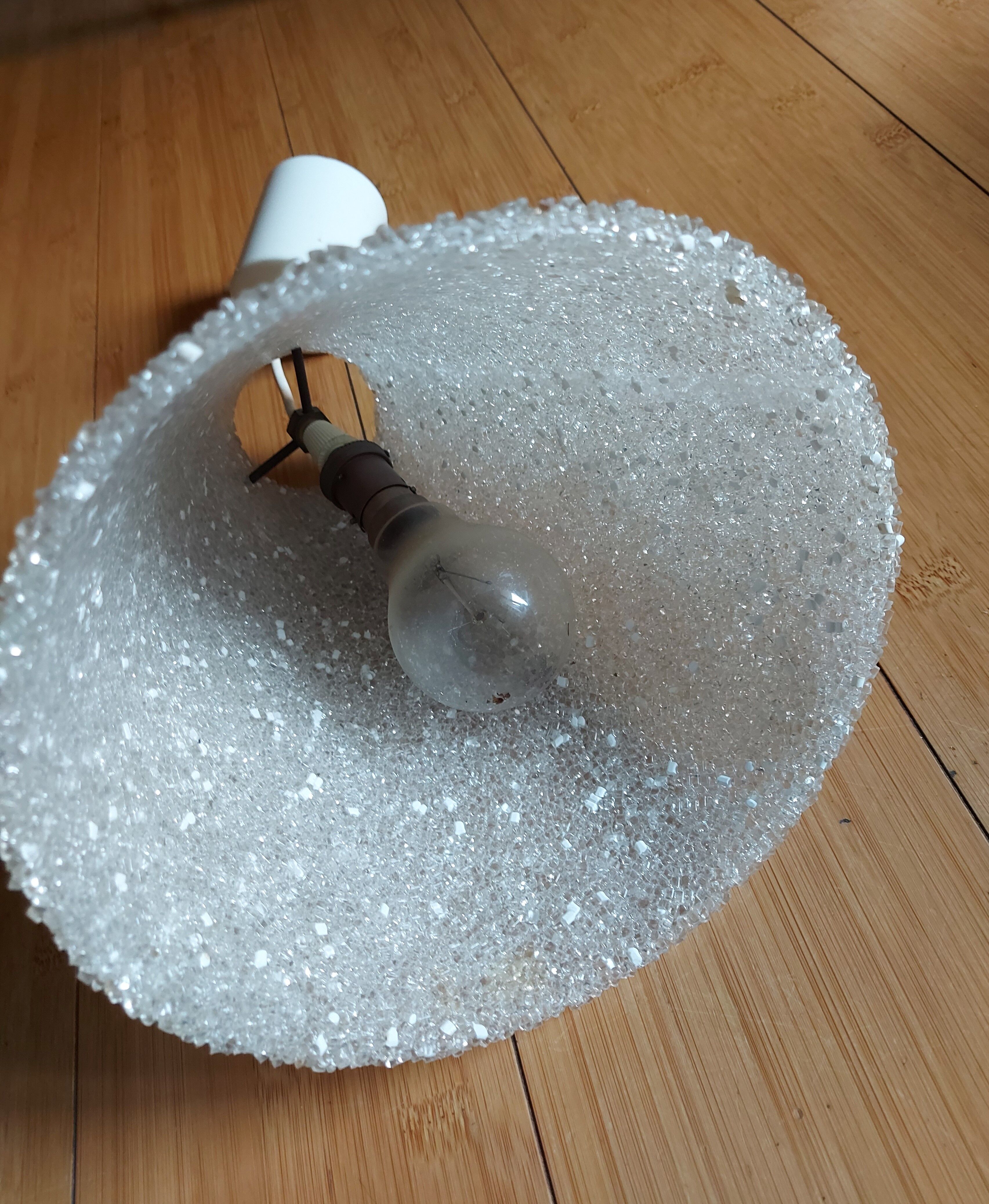 Vintage hanging in perspex