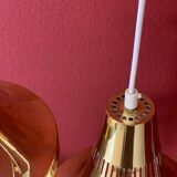 Swedish MidCentury Brass Ceiling Lamps by Hans-Agne Jakobsson for Markaryd