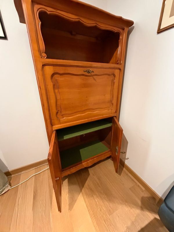 Cherry wood desk secretary