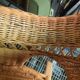 Two-chair wicker set and coffee table