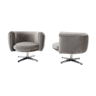 1960s Pair of Swivel Club Chairs ,Czechoslovakia